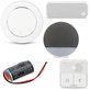 Batterie pour Verisure, 1350mAh, Li-MnO2, 3V, CR-2/3AZ, HQ