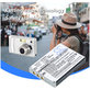 Batterie pour Agfa, Aosta, Avant, Benq, Minolta, Olympus, Polaroid, 600mAh, Li-Ion, 3.7V, Li-80B, HQ