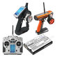 Batterie pour Flysky FA605, FS-GT2B, FS-I10, 1600mAh, Li-Pol, 3.7V, FS-BA800, HQ