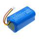 Batterie pour Blaupunkt BlueBot XSMART, 3400mAh, Li-Ion, 14.4V, BPK-VCBB1XB, Xboost, D071-INR-CH-4S1P, HQ