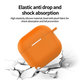 Étui en silicone pour AirPods 4, Orange
