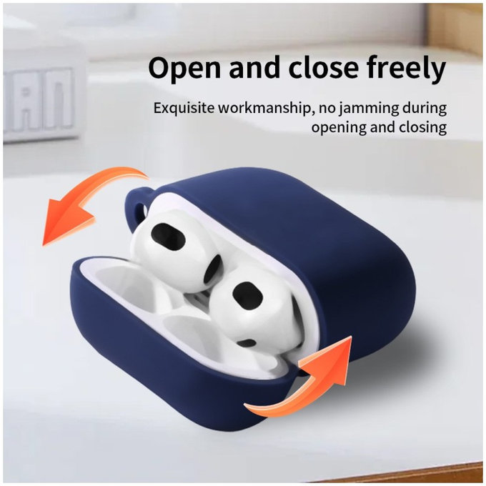 Étui en silicone pour AirPods 4, Orange