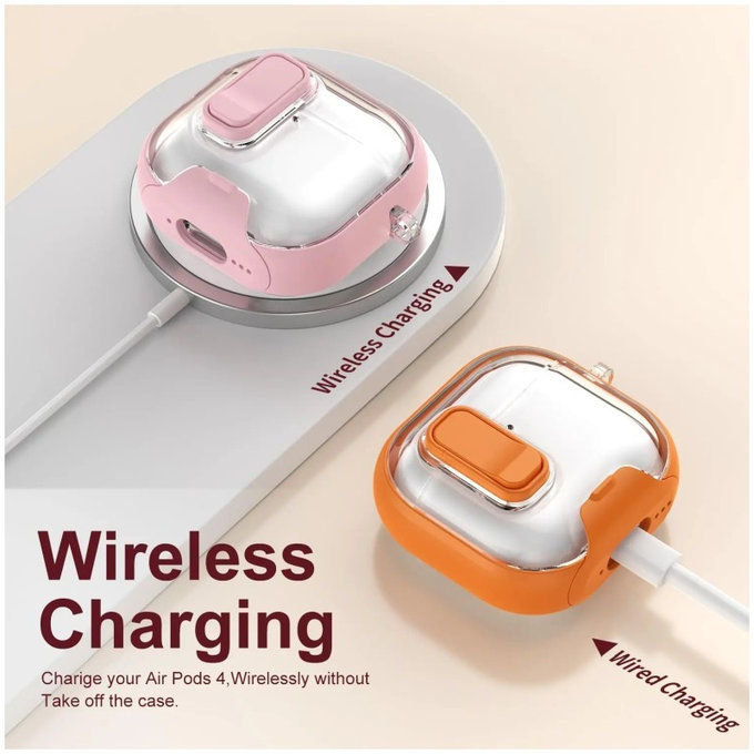 Étui en silicone avec support téléphone et mousqueton pour AirPods Pro 3, Noir