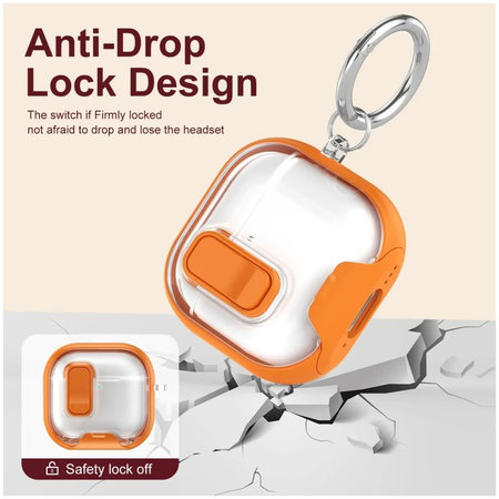 Étui en silicone avec support téléphone et mousqueton pour AirPods Pro 3, Noir