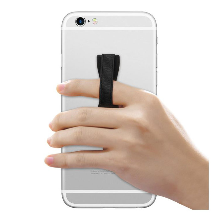 Grip de téléphone élastique, Noir