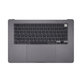 Cadre supérieur clavier pour MacBook Air 15", A3114 (2023), avec clavier US et batterie, Space Gray, 661-34895, Genuine Apple