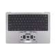 Cadre supérieur clavier pour MacBook Pro 14", A2918 (2023), avec clavier US et batterie, Space Gray, 661-35708, Genuine Apple