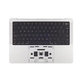 Cadre supérieur clavier pour MacBook Pro 14", A2918 (Late 2023, avec clavier US et batterie, Silver, 661-35709, Genuine Apple