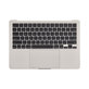 Cadre supérieur clavier pour MacBook Air 13", A3113 (2024), avec clavier US et batterie, Starlight, 661-40229, Genuine Apple
