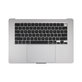 Cadre supérieur clavier pour MacBook Air 15", A3114 (2024), avec clavier US et batterie, Space Gray, 661-40266, Genuine Apple