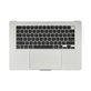 Cadre supérieur clavier pour MacBook Air 15", A3114 (2024), avec clavier US et batterie, Silver, 661-40267, Genuine Apple