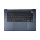 Cadre supérieur clavier pour MacBook Air 15", A3114 (2024), avec clavier US et batterie, Midnight, 661-40269, Genuine Apple
