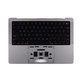 Cadre supérieur clavier pour MacBook Pro 14", A3112 (2024), avec clavier US et batterie, Space Black, 661-42518, Genuine Apple