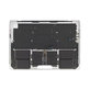 Cadre supérieur clavier pour MacBook Pro 14", A3185 (2024), avec clavier US et batterie, Silver, 661-50211, Genuine Apple