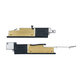 Haut-parleurs (Gauche et Droit) pour MacBook Air 13", A3113 (2024), avec antenne, 923-10350, Genuine Apple
