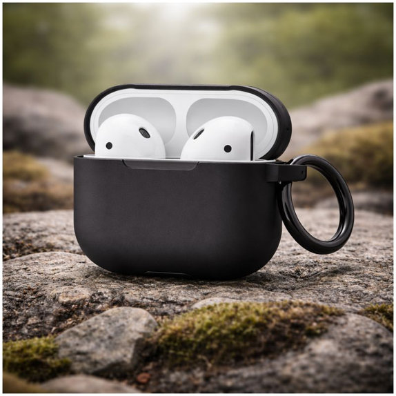 Étui en silicone pour AirPods 3, Noir