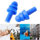Bouchons d’oreilles en silicone souple, Bleus, Paire