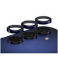 Protection d’objectif photo Hoops pour Samsung A15/A15 5G, Bleu/Noir, PanzerGlass