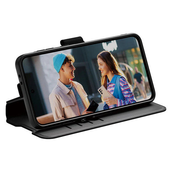 Étui Wallet Kickstand pour Samsung Galaxy A56 5G, Noir, PanzerGlass