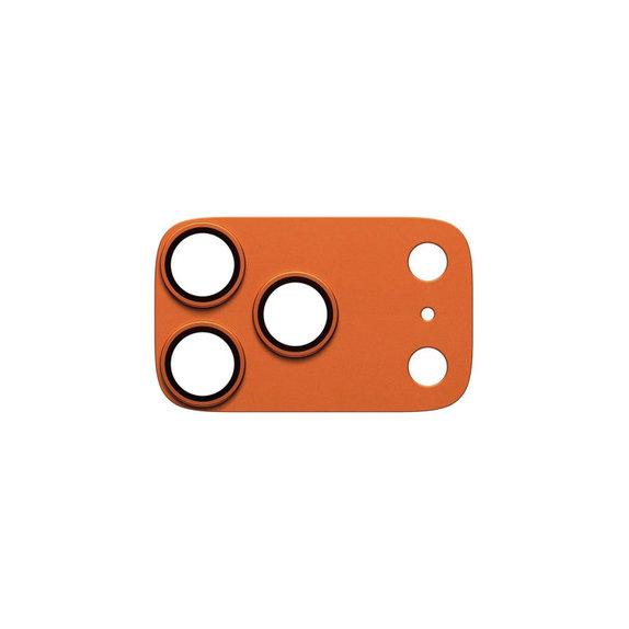 Protection d'objectif Fender pour iPhone 17 Pro, Orange, PanzerGlass