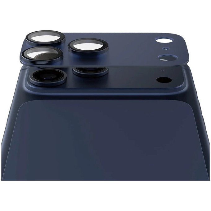 Protection d'objectif Fender pour iPhone 17 Pro, Bleu, PanzerGlass