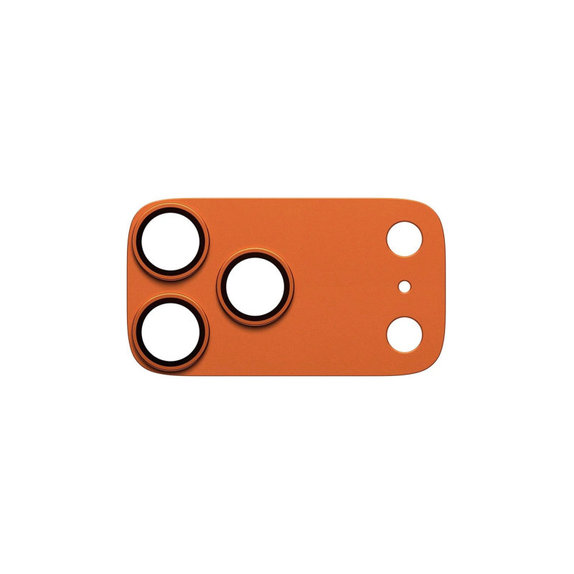 Protection d'objectif Fender pour iPhone 17 Pro Max, Orange, PanzerGlass