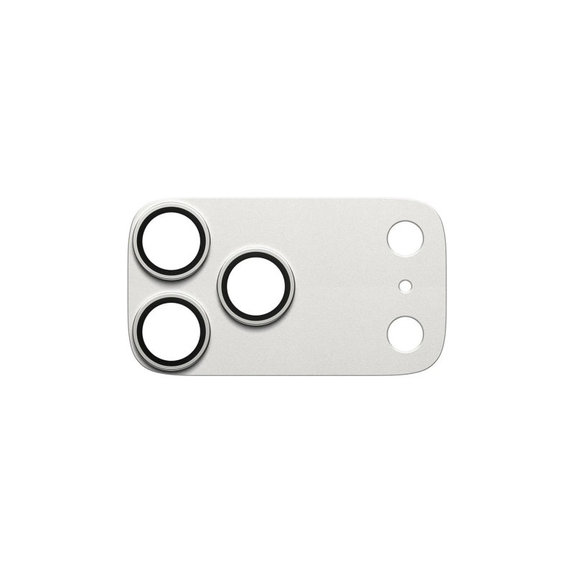 Protection d'objectif Fender pour iPhone 17 Pro Max, Argenté, PanzerGlass