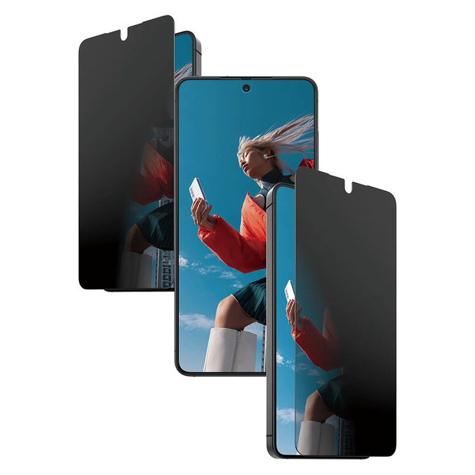 Verre trempé UWF 2-Way Privacy avec FASTFIT In-A-Box pour Samsung Galaxy S26, Clair, PanzerGlass