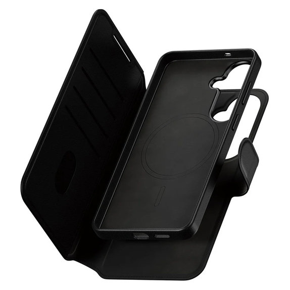Étui Tango Wallet Two-In-One avec QI pour Samsung Galaxy S26+, Noir, PanzerGlass