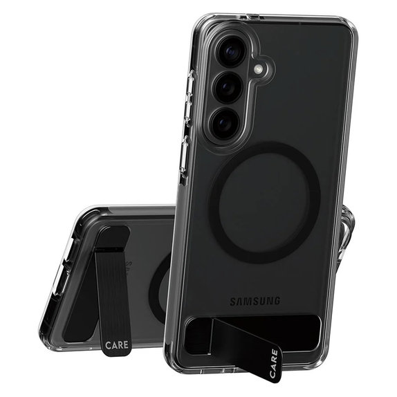 Étui Kickstand avec QI noir pour Samsung Galaxy S26+, Noir, PanzerGlass