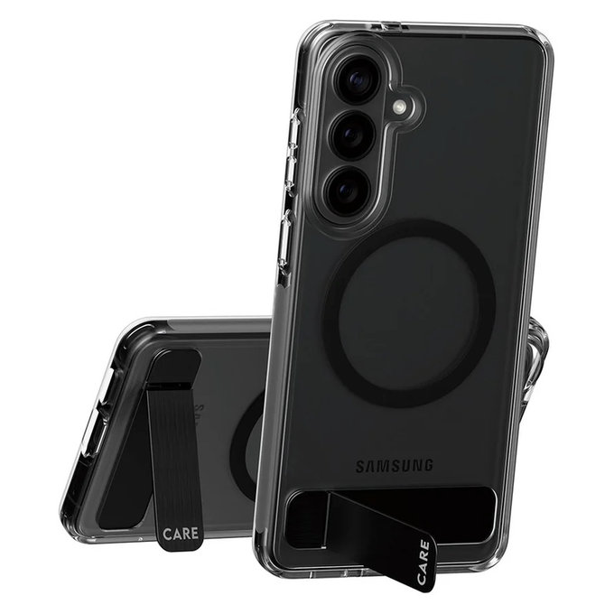 Étui Kickstand avec QI noir pour Samsung Galaxy S26+, Noir, PanzerGlass