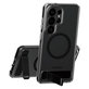 Étui Kickstand avec QI noir pour Samsung Galaxy S26 Ultra, Transparent, PanzerGlass