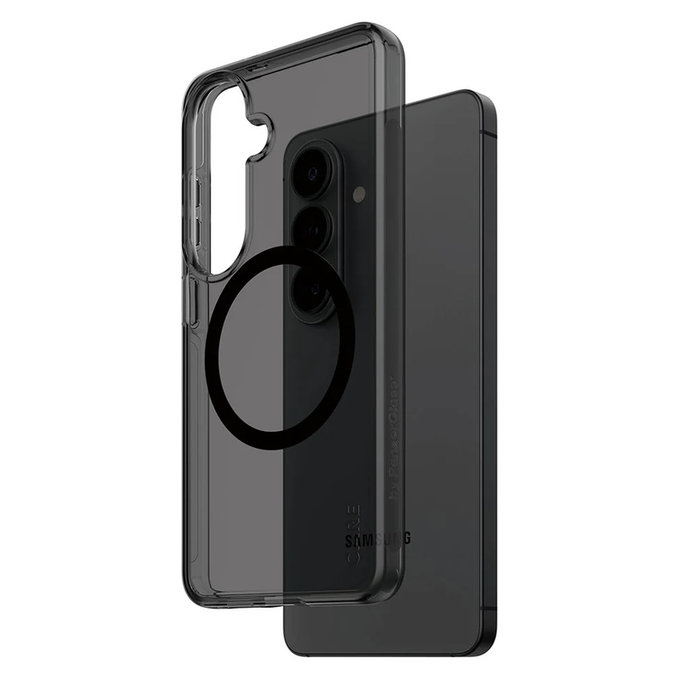 Étui Smokey avec QI noir pour Samsung Galaxy S26, Noir, PanzerGlass