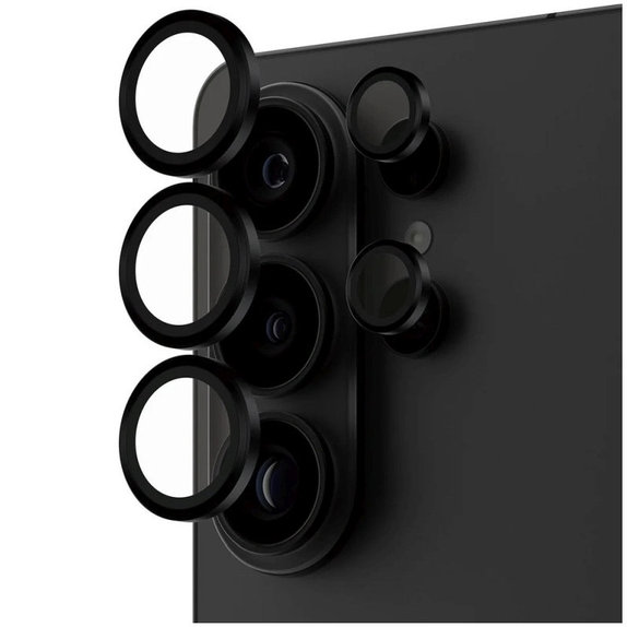 Protection d'objectif Hoops pour Samsung S26 Ultra, Noir, PanzerGlass