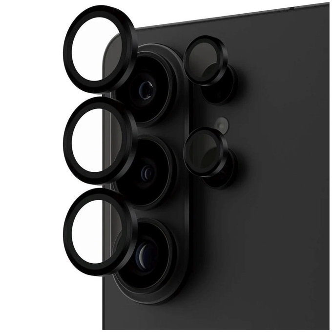 Protection d'objectif Hoops pour Samsung S26 Ultra, Noir, PanzerGlass