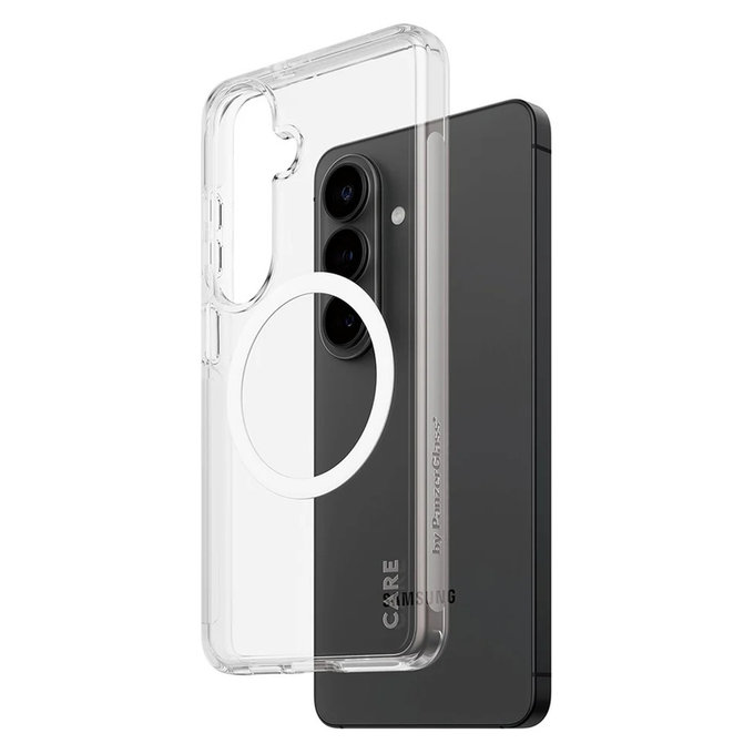 Étui Urban Explorer avec QI blanc pour Samsung Galaxy S26, Transparent, PanzerGlass
