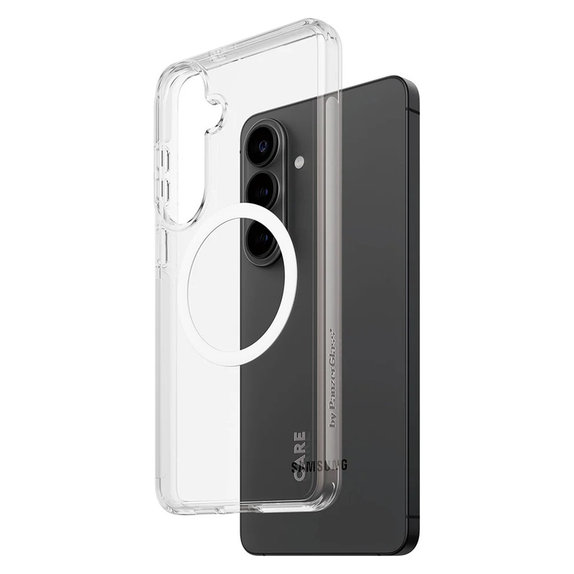 Étui Urban Explorer avec QI blanc pour Samsung Galaxy S26+, Transparent, PanzerGlass