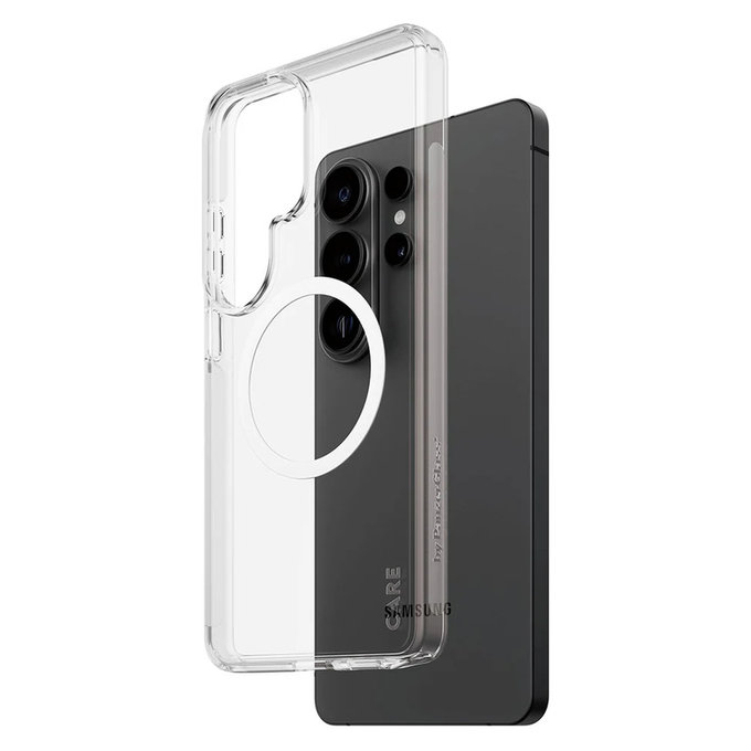 Étui Urban Explorer avec QI blanc pour Samsung Galaxy S26 Ultra, Transparent, PanzerGlass