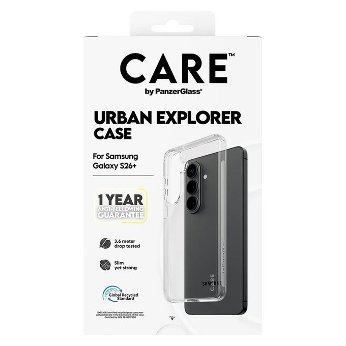 Étui Urban Explorer pour Samsung Galaxy S26+, Transaparentná, PanzerGlass