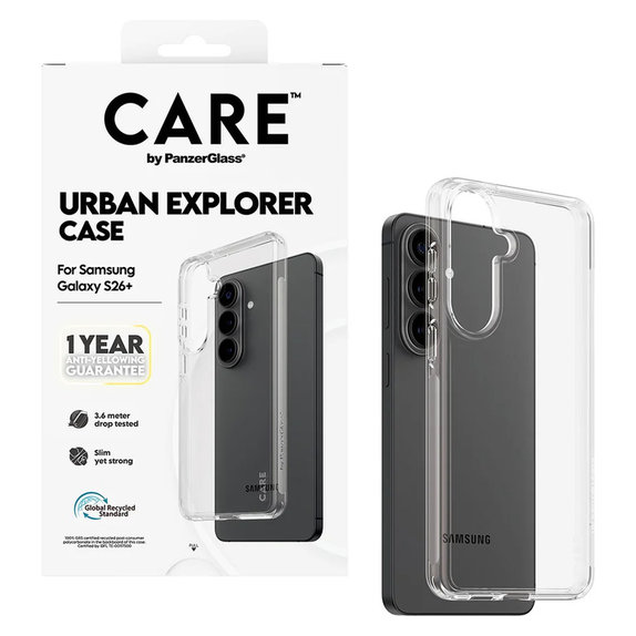 Étui Urban Explorer pour Samsung Galaxy S26+, Transaparentná, PanzerGlass