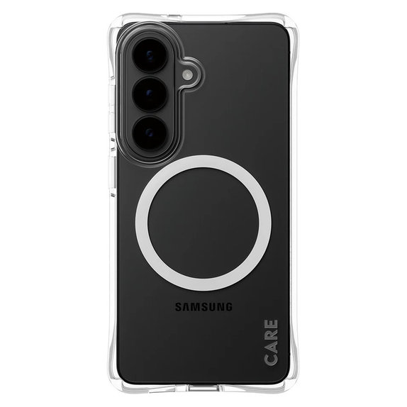 Étui Samba avec QI blanc pour Samsung Galaxy S26, Transparent, PanzerGlass
