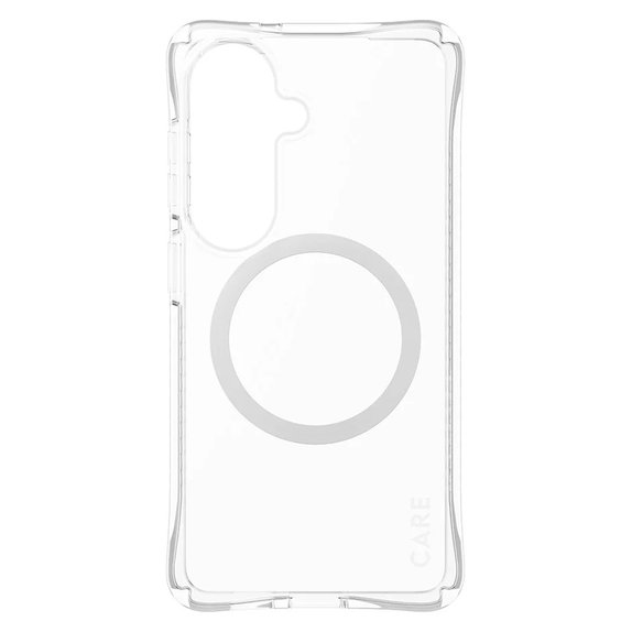 Étui Samba avec QI blanc pour Samsung Galaxy S26, Transparent, PanzerGlass