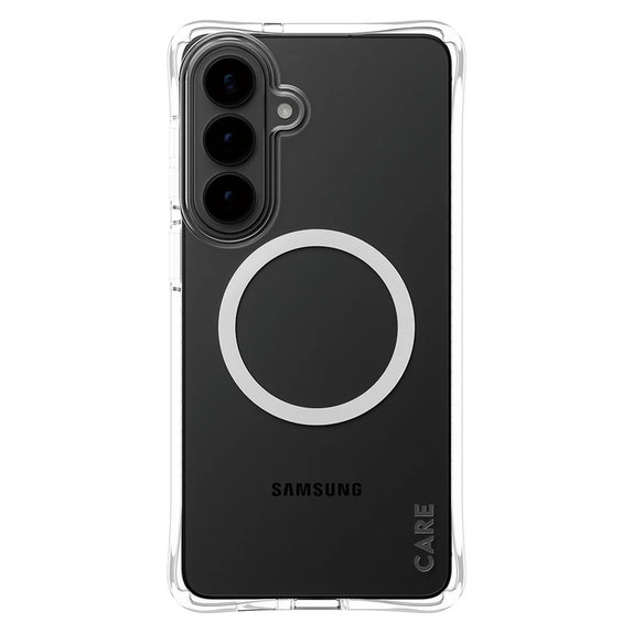 Étui Samba avec QI blanc pour Samsung Galaxy S26+, Transparent, PanzerGlass
