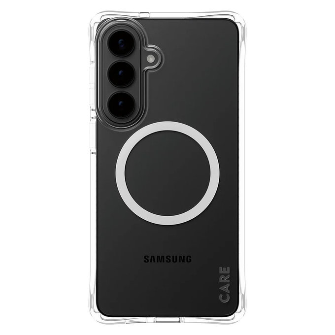 Étui Samba avec QI blanc pour Samsung Galaxy S26+, Transparent, PanzerGlass