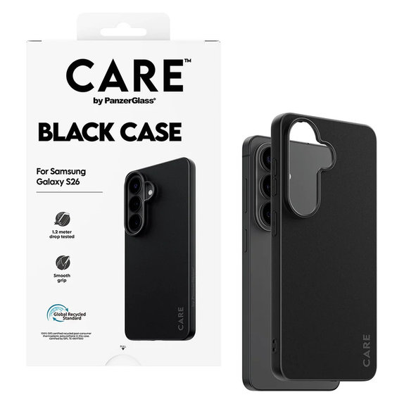 Étui TPU pour Samsung Galaxy S26, Noir, PanzerGlass