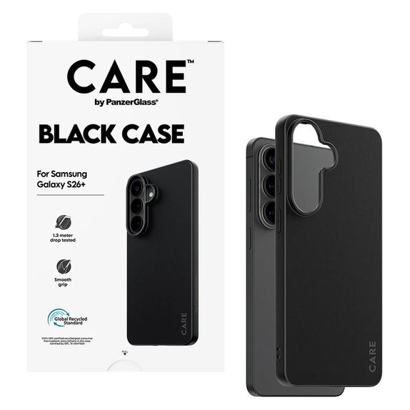 Étui TPU pour Samsung Galaxy S26+, Noir, PanzerGlass