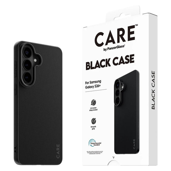 Étui TPU pour Samsung Galaxy S26+, Noir, PanzerGlass