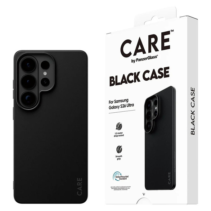 Étui TPU pour Samsung Galaxy S26 Ultra, Noir, PanzerGlass