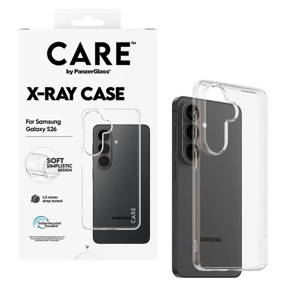 Étui X-Ray pour Samsung Galaxy S26, Transparent, PanzerGlass