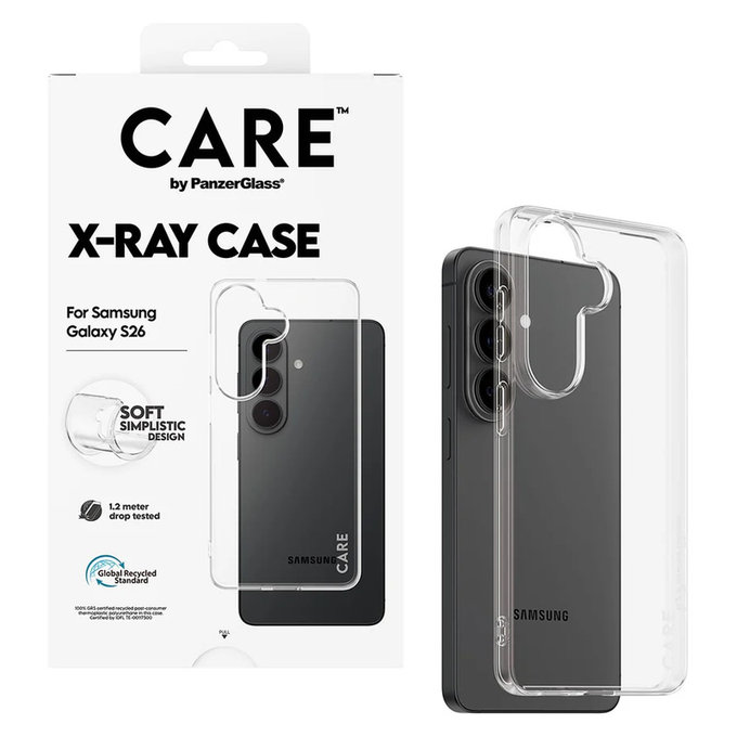 Étui X-Ray pour Samsung Galaxy S26, Transparent, PanzerGlass